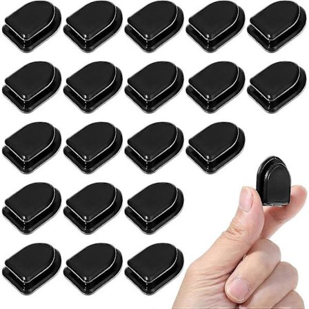 Mini Kroker for Bil 20 STK Nøkkelholder Multifunksjonelle Bilsetehengere, Mini Praktisk Krok, Usynlig Selvklebende Krok for Husholdningsbruk