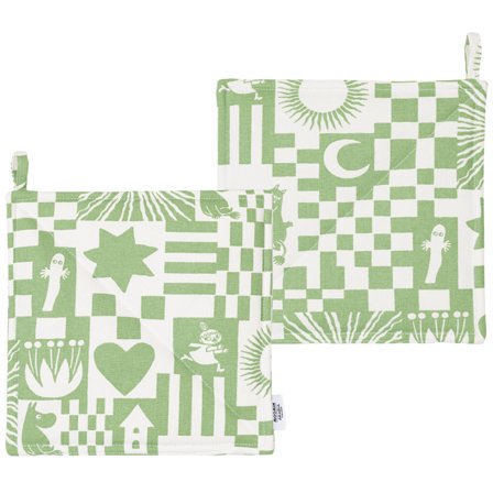 Arabia Arabia Muumi Juhlat patalaput, vihreä