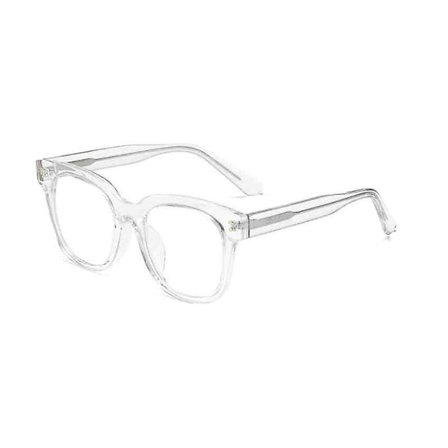 Unisex Glasögon med Platt Lins Hel Tjock Stor Båge Stilfulla Glasögon Dekorativa Ögon Fotografering Rekvisita