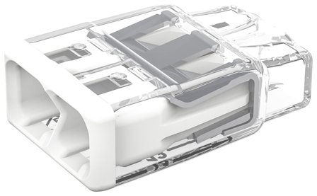 Wago 2773-402 Toppklemme 450 V 2-polet, hvit, 120-pakning, Installasjonsmaterial