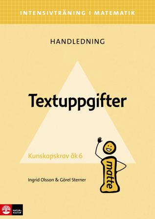 Intensivträning ma åk 4-6 Textuppgifter, Lhl - Bok av Görel Sterner & Ingrid Olsson - Häfte