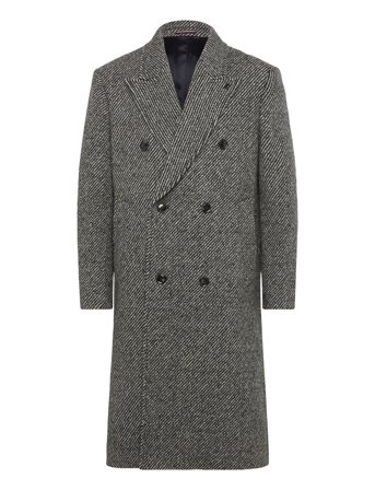 Tommy Hilfiger | Dc Pattern Tweed Coat | XL