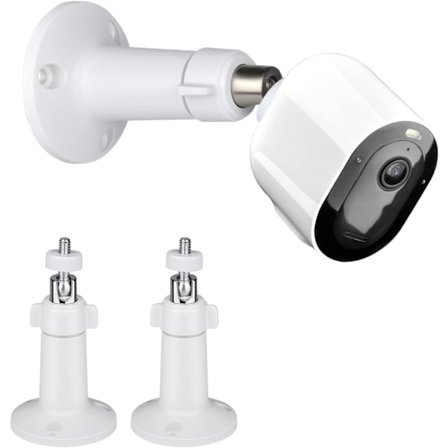 2 stk. Beslag, vægbeslag kompatible med Arlo Pro sikkerhedskamera, justerbart sikkerhedsmonteringsbeslag, med skruer