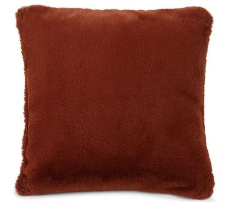 Lexington Putetrekk Fuskepels brun 50x50cm