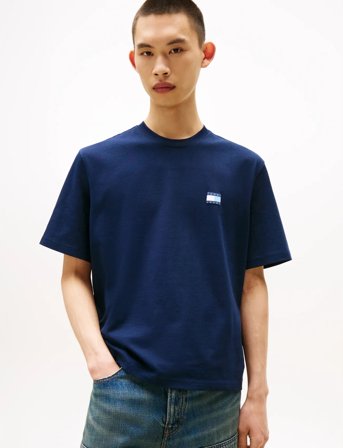 Tommy Jeans Tjm 90S Pop Col Nw Clsc T Ext - Navy - S