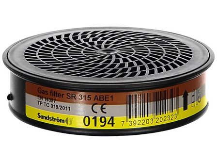 Sundström Gasfilter SR218 A2 - Lyreco - Skyddsutrustning - Andningsskydd - Tillbehör