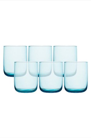 Hermia - Glassæt (6 dele) Foji - Blå - Drikkeglas - Fra Homeroom