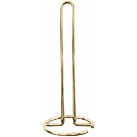 Rullepapirholder, bærbar rustfrit stål køkkenrulleholder guld stål lodret toiletrulleholder papirdispenserholder til køkken stue
