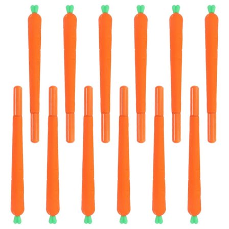 12-pack Morots Gelbläckspenna Silikon Rollerball Penna Nyhet för Kontors- och Skolmaterial Present till Barn