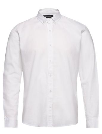 Cotton / Linen Shirt L/S White Clean Cut Copenhagen