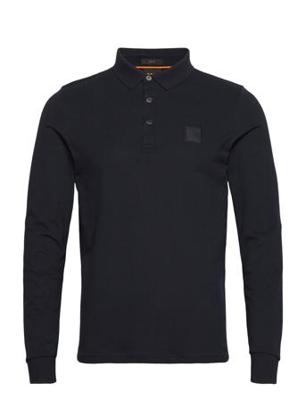 Passerby Polos Long-sleeved Marineblå BOSS*Betinget Tilbud