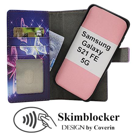 Skimblocker Samsung Galaxy S21 FE 5G Magnetfodral Design