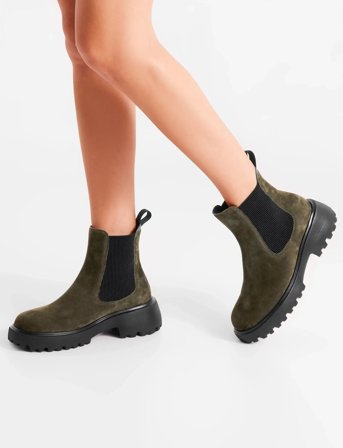 WODEN Aya S - Khaki green - 40