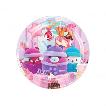 10 stk. Squishmallows Tallerkener 7" Festartikler Fødselsdagsdekorationer