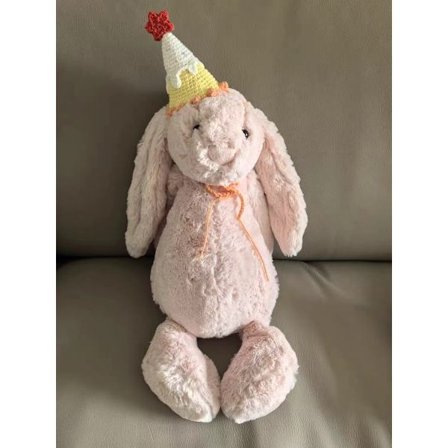 Jellycat kosedyr, mykt og komfortabelt, en flott gave til barn, Valentinsdagen eller som samleobjekt, Bonnie Rabbit 36cm i lys rosa.