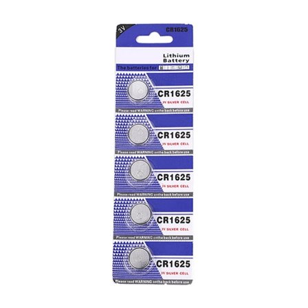 5 st CR1625 power knappcellsbatterier Myntbatteri Myntcell 3V knappbatteri för watch Fjärrnyckel Power