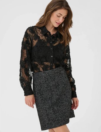 Cream Crrory Shirt - Black - 34