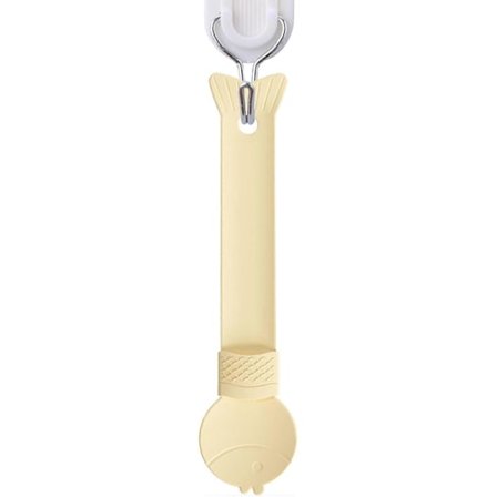 Kattgodis Sked | Skjutbar Strip Press Kattmatare | Flytande Snacks för Husdjur