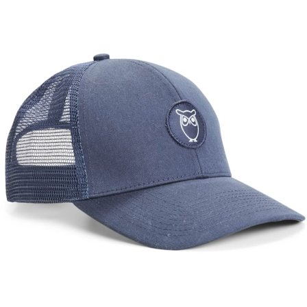 Knowledge Cotton Apparel Pacific Twill Trucker Cap Unisex caps Blue OneSize