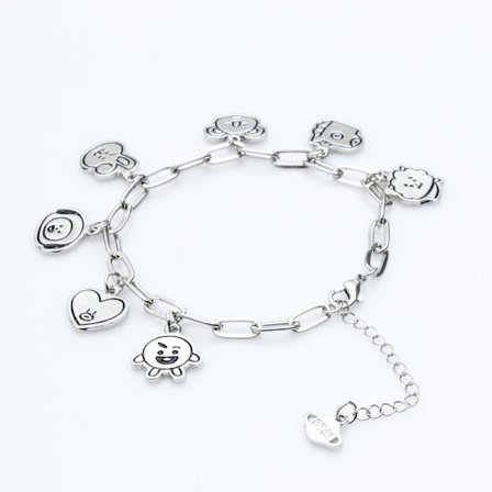 KPOP BTS armbånd BT21 Koreansk version tegneserie legering