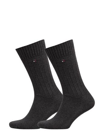 Th Men True America Sock 2P Underwear Socks Regular Socks Svart Tommy Hilfiger