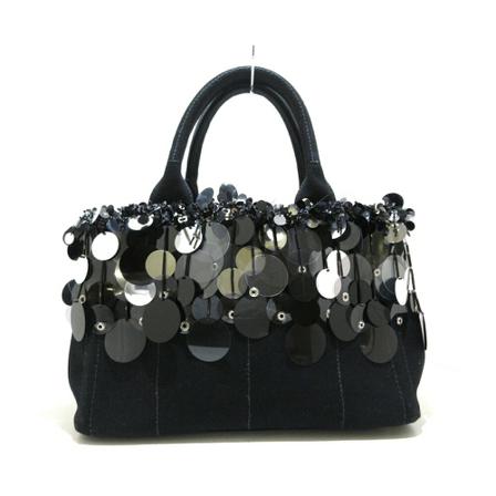 Prada Vintage, Tote Bags Zwart, Dames, Maat:ONE Size