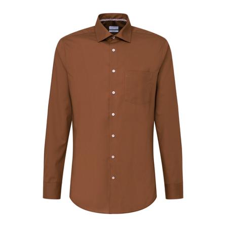 Seidensticker Business Shirt Regular , Bruin , Heren , Maat: S