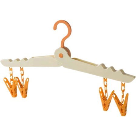 Klädnypor Utrymmesbesparande, Byxklämmor Hängare Kjolar | Bärbara Resehängare För Underkläder Sovsal Halsduk Strumpor