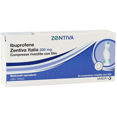 Zentiva Ibuprofene 200mg 24 Compresse Rivestite
