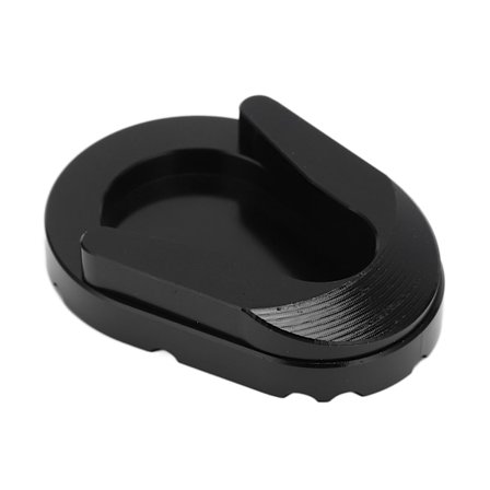 Motorsykkel Kickstand Forstørrer Pude Side Stand Extender Plate Erstatning for Vespa Sprint 150 2013‐2020Svart