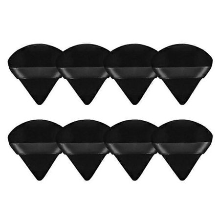 8 Stycken Triangel Puderpuff Ansikte Mjuk Triangel Sminkpuff