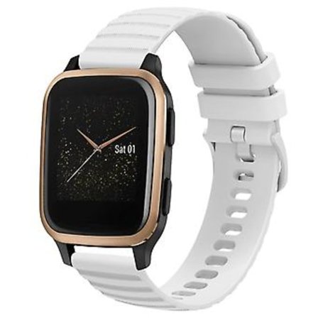 Silikonarmband för Garmin Venu SQ (Vit)