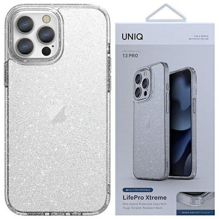 UNIQ LifePro Xtreme-deksel iPhone 13 Pro / 13 6.1 transparent/buksefarge