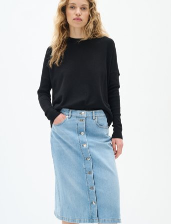 InWear Sindraiw Skirt - Blue - 36