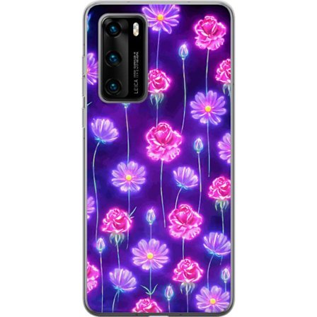 Kompatibel Mobilcover til Huawei P40 Bloom Reverie Electric Petals