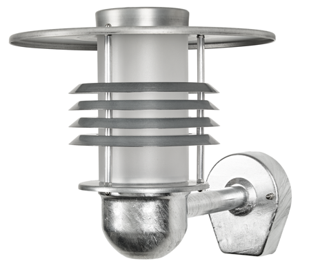 Westal Arnäs Veggarmatur 10 B, 393 lm, 356 x 420 mm Galv/Sølv, blåst, Belysning