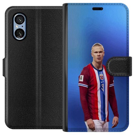 Kompatibelt Lommeboketui til Sony Sony Xperia 5 V Erling Haaland Manchester City Norge fotball angriper toppspiller utrolig målproduksjon kraftig ras