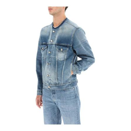 Maison Margiela, Denim jacket Blauw, Heren, Maat:L