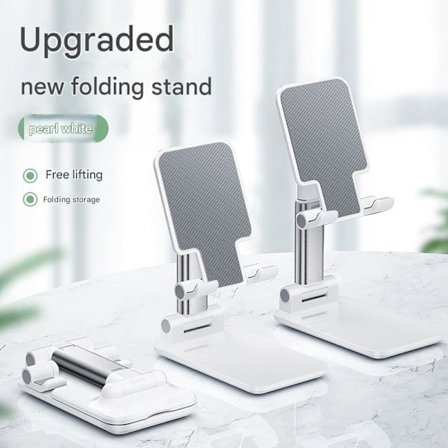 Mobiltelefonhållare - Hopfällbara tillbehör för surfplattestativ - Infällbart metallstativ för surfplatta