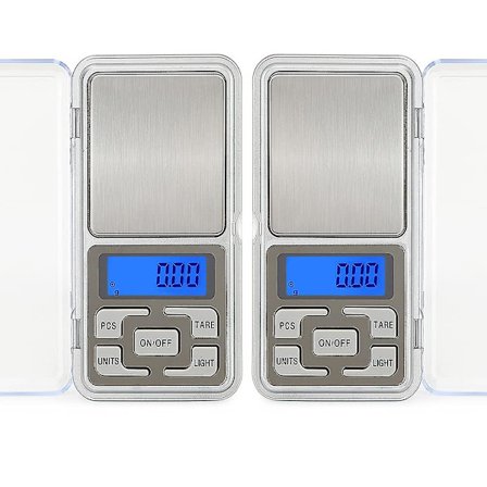 Digital fickvåg, 500 g kapacitet, hög precisionsbalans på 0,01 g, mini elektronisk gramladdningsvikt