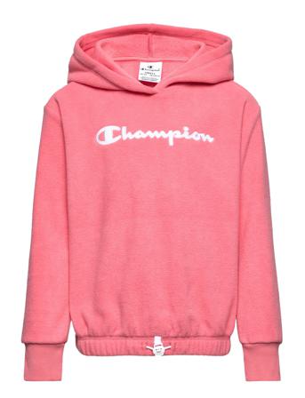 Hooded Sweatshirt Hettegenser Genser Rosa Champion
