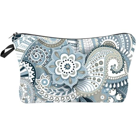 Colorful Cosmetic Bag for Women Retro Small Zipper Pouch (Ladies)