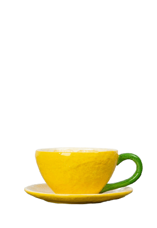 Byon Kopp med fat Lemon Kök & matlagning Gul 25CL