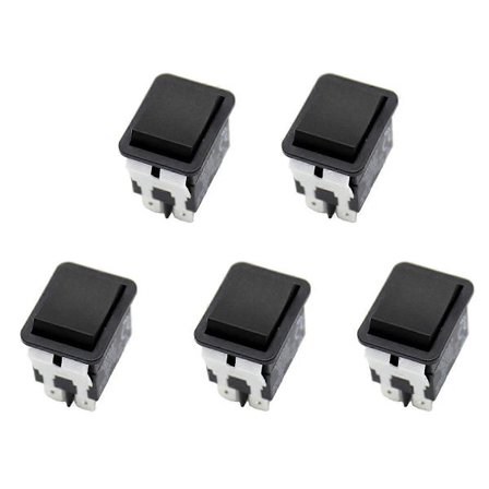 /EA/HY12-9-3 6-benet industriel elektrisk vippekontakt 125V/250V trykknap