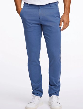 Lindbergh Superflex Chino Pants - Blue - 38 x 32