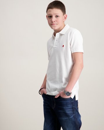 Replay Polo Hvit T-skjorter Gutt - Kids Brand Store