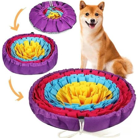 Snusemåtte Hund – Træningsmåtte & Slow Feeding Måtte til Hunde, Fremmer Naturlig Søgning