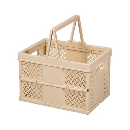 Folding Organizer för case Stapelbar förvaringskorg Stor kapacitet för smink till