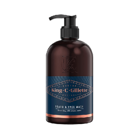 King C Gillette Skägg- Och Ansiktstvätt För Män Rakning Herr 350ML
