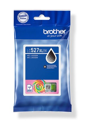 Brother LC527XLC Cyan high yield ink cartridge, yield up to 2 000 pages